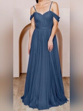 princess polly baby blue dress Sustainable Bridesmaids Dresses main image 0